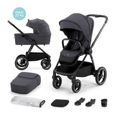 Kinderkraft Kombikinderwagen NEA 2 in 1 deep gray von Kinderkraft