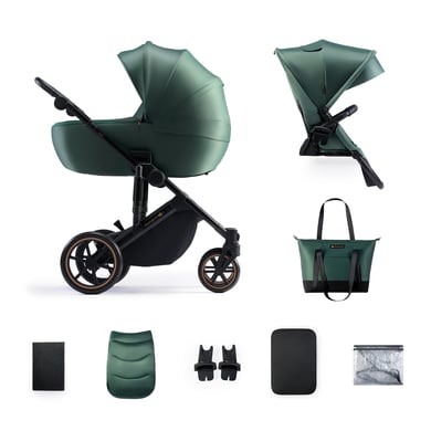 Kinderkraft Kombikinderwagen PRIME 2 2 in 1 Dark Green von Kinderkraft