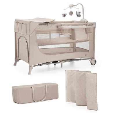 Kinderkraft Reisebett 3in1 JOY 2 mit Accessoirs beige von Kinderkraft