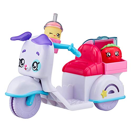 Kindi 50027 Kids Puppy Petkin-Liefermotorrad und 2 Shopkins von Kindi Kids