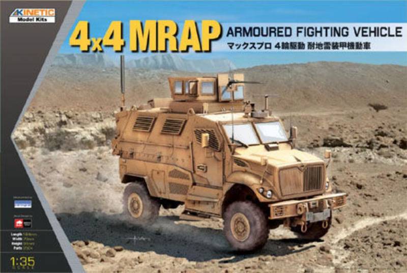 4x4 MRAP Armored Fighting Vehicle von Kinetic Model Kits