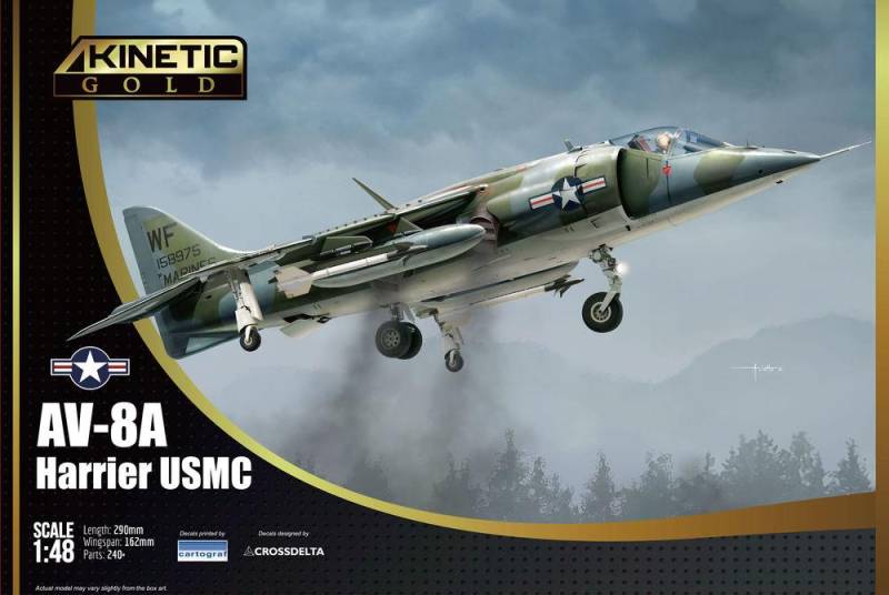 AV-8A USMC von Kinetic Model Kits