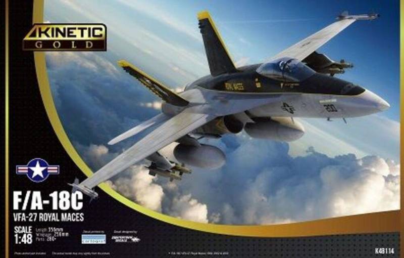 F/A-18C VFA-27 von Kinetic Model Kits