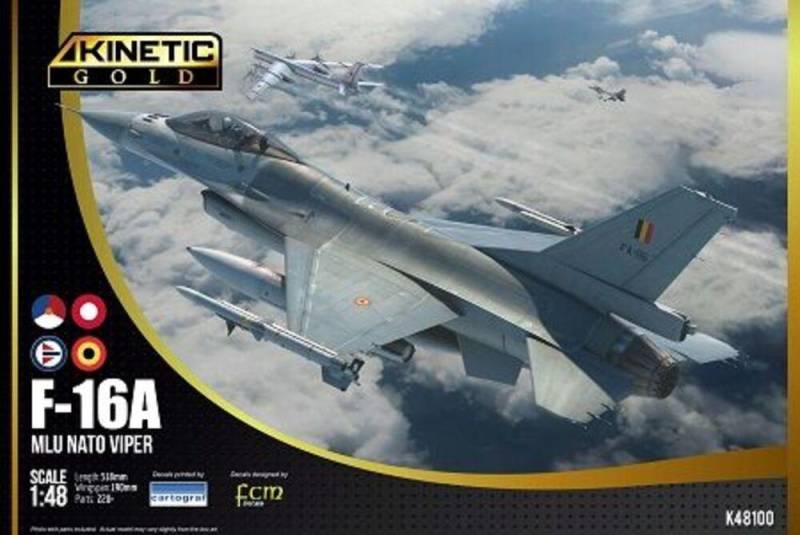 F-16A MLU Block 20 -Gold S von Kinetic Model Kits