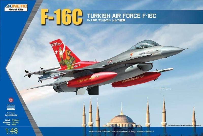 F-16C Turkish Air Force - Tiger Meet 2007 von Kinetic Model Kits