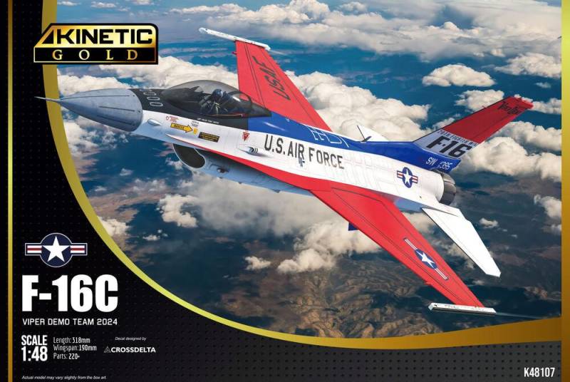 F-16C USAF Viper Demo - 2024 von Kinetic Model Kits