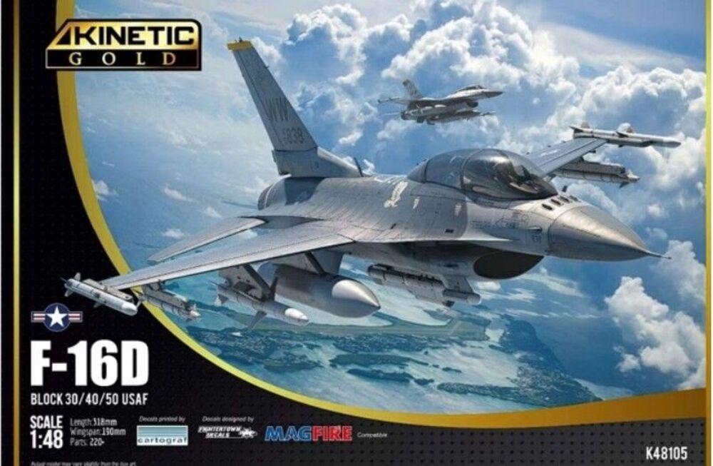 F-16D BLOCK 30/40/50 USAF von Kinetic Model Kits