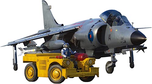 Kinetic Model Kits - Flugzeugmodell FRS.1 Sea Harrier Falklands 40th Anniversary (inkl. Royal Navy Tow Traktor) Kinetic 48138 1/48. Modellbau Panzer Promo von Kinetic