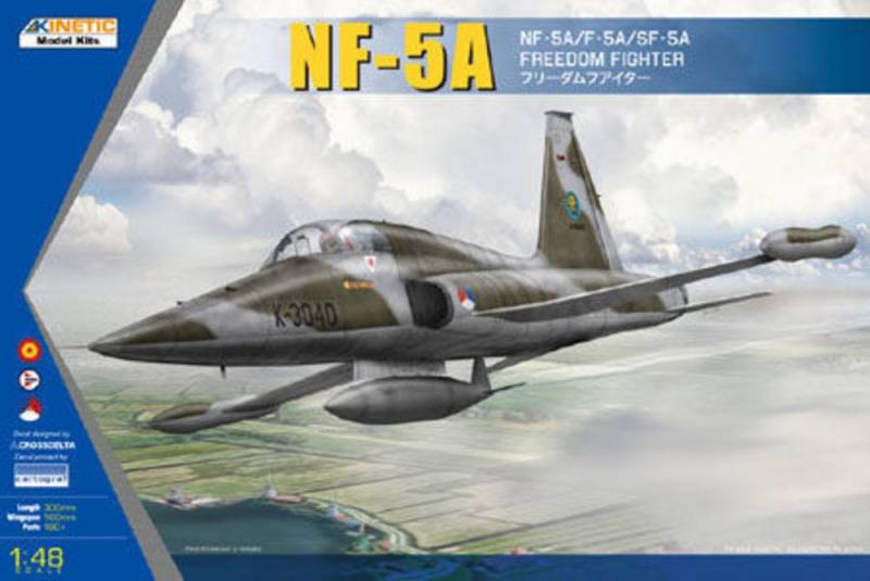 NF-5A Freedom Fighter II (Europe Edition) NL+N von Kinetic Model Kits