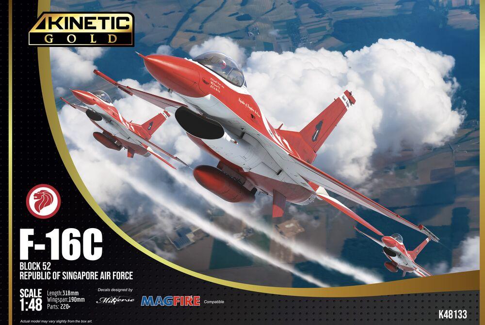 RSAF F-16C Black Knight von Kinetic Model Kits