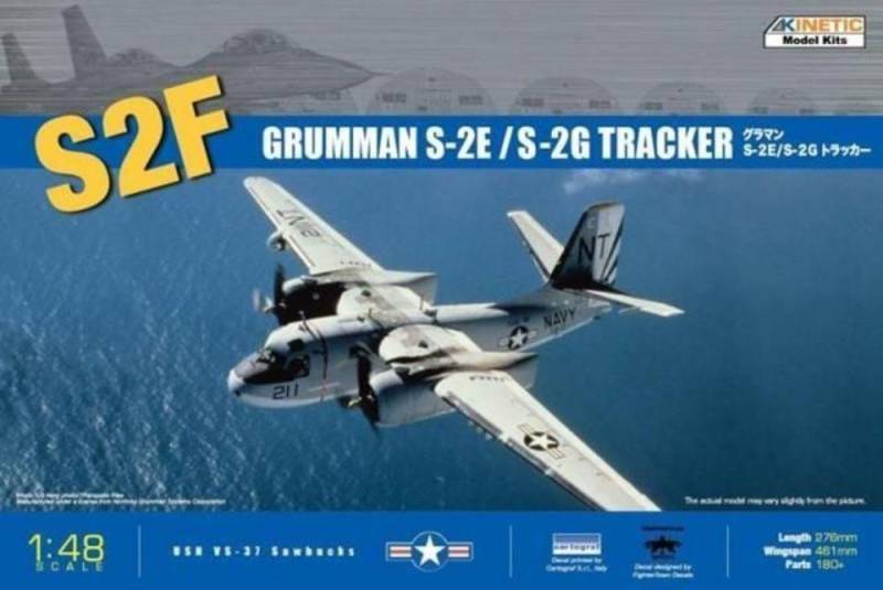 S-2E/F Tracker von Kinetic Model Kits