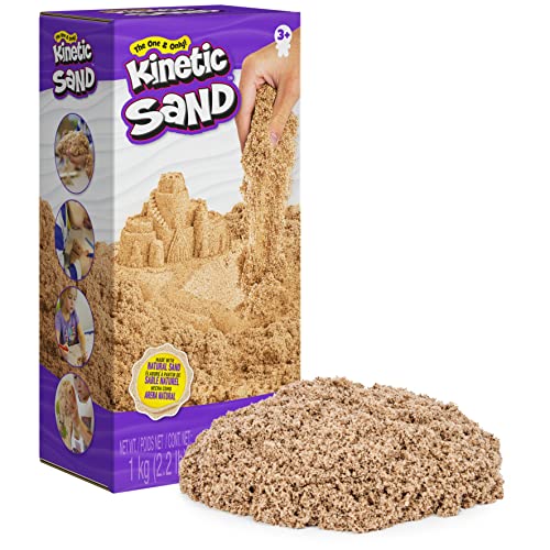 Kinetic Sand - original magischer Schweden, naturbraun, 1 kg - bekannt aus Kindergärten, ab 3 Jahren von Kinetic Sand