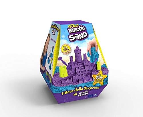 Kinetic Sand, Überraschungsei, Packung mit +900 Gramm Sand und Zubehör, ab 3 Jahren - 6058628 von Kinetic Sand