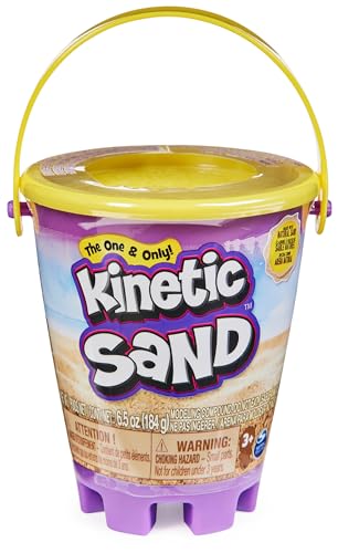 Kinetic Sand, Mini-Eimer mit 170 g Sand mit Nass-Trocken-Effekt, für Kinder ab 3 Jahren von Kinetic Sand