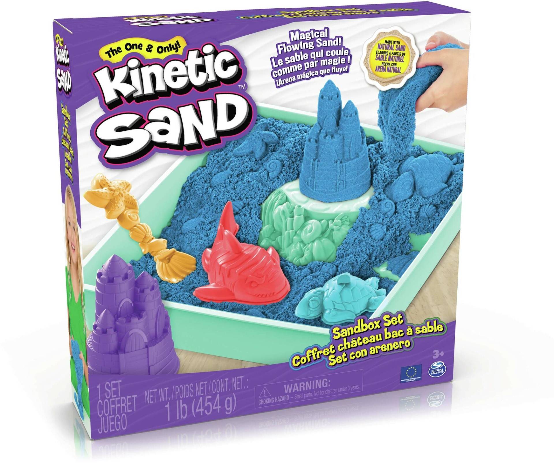 Kinetic Sand Spielset Sandkasten Blau von Kinetic Sand