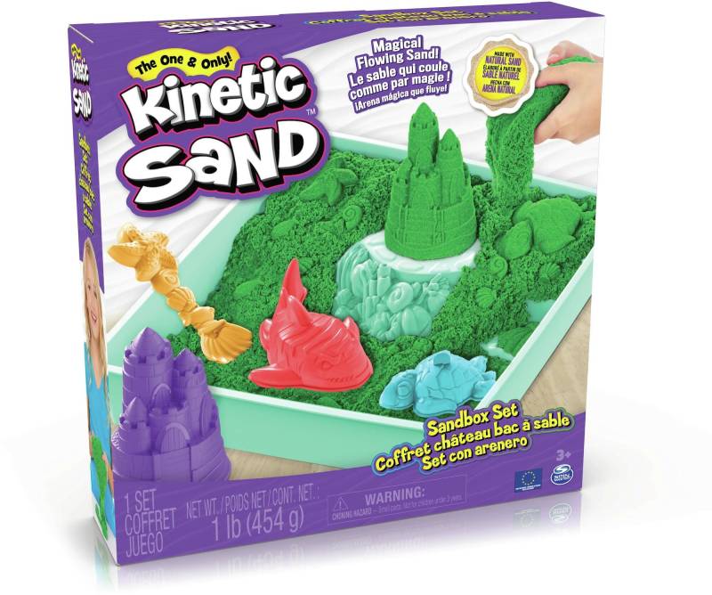 Kinetic Sand Spielset Sandkasten Grün von Kinetic Sand