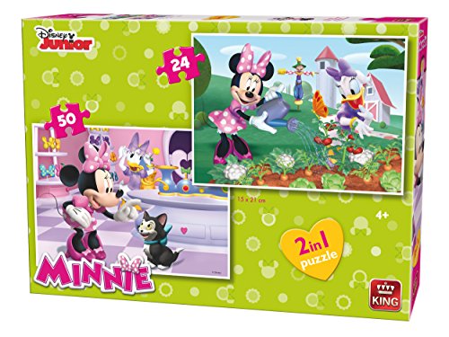 King 5414 2-in-1 Disney Minnie Schleife tique Puzzle von King International