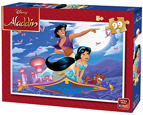 King 55820 Aladdin 99-teiliges Puzzle, einfarbig von King International