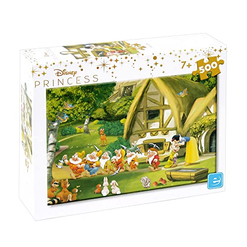 King 55916 Disney Schneewittchen Puzzle 500 Teile, Blauer Karton, TU von King International