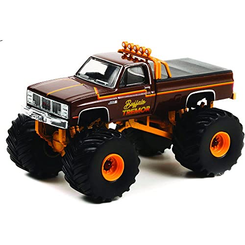 Greenlight 49110-D Kings of Crunch Serie 11 - Buffalo Tremor - 1985 GMC High Sierra 2500 Monster Truck 1/64 Maßstab von King of Crunch