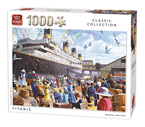 King 05134 - Puzzle Titanic, 1000 Stück von King International