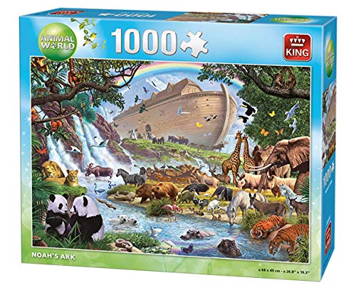 King International KNG05330 Noah's Ark Tier Puzzle, verschieden von King International