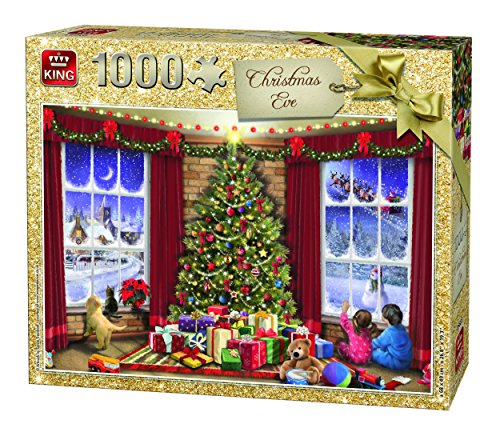 King 5683 Heiligabend Puzzle 1000 Teile, Mehrfarbig von King