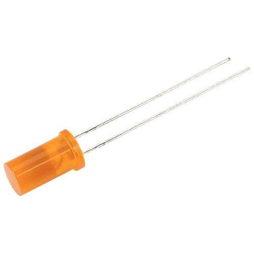 Kingbright LED bedrahtet Orange Rund 5mm 7 mcd 100° 30mA 2V von Kingbright