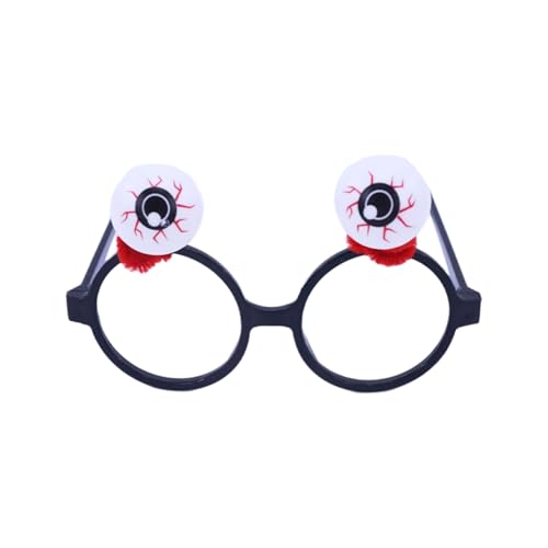 Kingke Prank Halloween Brille für Kinder Erwachsene Festival Thema Cosplay Brille Party Zubehör Neuheit Augapfel Brille von Kingke