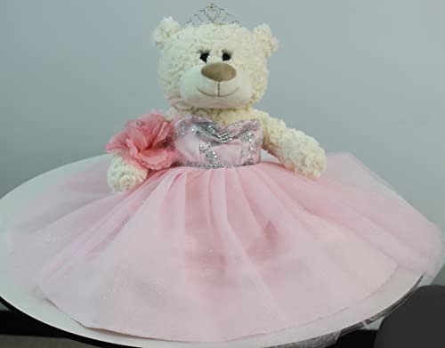 Kinnex Collections by Amanda Quitte Anos Quinceanera Letzte Puppe Teddybär mit Kleid (Mittelstück) B16631-3 (Pink 1) von Kinnex Collections by Amanda