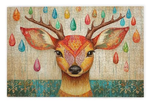 Puzzle 1500 Teile Erwachsene, REH Puzzle 1500 Teile mit Geschenkbox, Holzpuzzle Erwachsene mit Naturholz, Geschenke für Frauen, Geschenke für Männer, Groß Holzpuzzle für Wanddeko Wohnzimmer, I-49 Puzzle 1500 Teile Erwachsene, REH Puzzle 1500 Teile mit Geschenkbox, Holzpuzzle Erwachsene mit Naturholz, Geschenke für Frauen, Geschenke für Männer, Groß Holzpuzzle für Wanddeko Wohnzimmer, I-49 von Kinntn