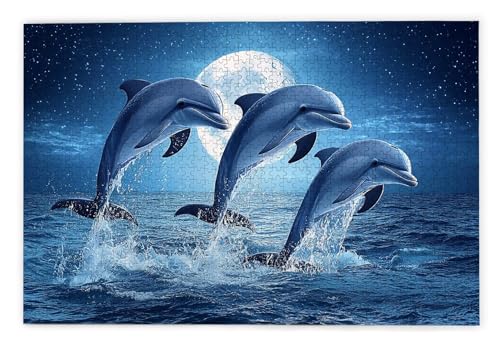 Puzzle 3000 Teile, Delphin Puzzle 3000 Teile Erwachsene, Holzpuzzle Erwachsene, EIN Herausforderndes Rätsel, Puzzlespiele für Die Ganze Familie, Holzpuzzle für Zimmer Deko Wohnzimmer, Geschenke, V-10 Puzzle 3000 Teile, Delphin Puzzle 3000 Teile Erwachsene, Holzpuzzle Erwachsene, EIN Herausforderndes Rätsel, Puzzlespiele für Die Ganze Familie, Holzpuzzle für Zimmer Deko Wohnzimmer, Geschenke, V-10 von Kinntn