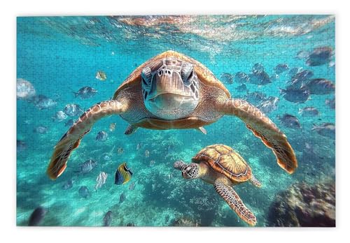 Puzzle 3000 Teile, Meeresschildkröten Puzzle 3000 Teile Erwachsene, Holzpuzzle Erwachsene, EIN Herausforderndes Rätsel, Puzzlespiele für Die Ganze Familie, Holzpuzzle für Zimmer Deko, Geschenke, U-10 Puzzle 3000 Teile, Meeresschildkröten Puzzle 3000 Teile Erwachsene, Holzpuzzle Erwachsene, EIN Herausforderndes Rätsel, Puzzlespiele für Die Ganze Familie, Holzpuzzle für Zimmer Deko, Geschenke, U-10 von Kinntn