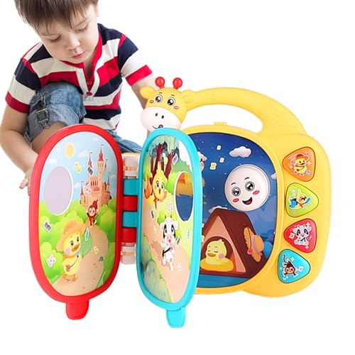 Kioriur Jouets Musicaux Pour Bébés, Livre De Comptines Pour Tout-Petits,jouets Musicaux Multifonctionnels D'apprentissage Précoce, Livre De Comptines Musicales | Nouveaux Jouets Musicaux Pour von Kioriur