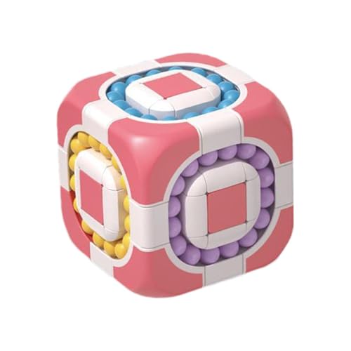 Kioriur Magic Bean Puzzle-Spielzeug – rotierende Magic Bean 2 in 1 Magic Bean Cube – pädagogisches Puzzle-Dekompressionsspielzeug für Kinder, Kleinkinder von Kioriur