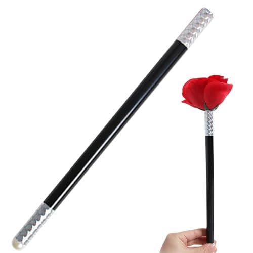 Kioriur Stick to Rose Zaubertrick, Zaubertricks für Kinder, Blumen erscheinen in Nahaufnahme, Zauberrequisiten für die Straßenbühne | Gadget-Zubehör von Kioriur