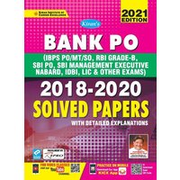 Bank PO MT-SO, RBI, SBI PO, SBI Mang Solved Paper-E-2021 New (26-Sets) Code-3068 (Repair) von Kiran Institute of career excellence Pvt Ltd