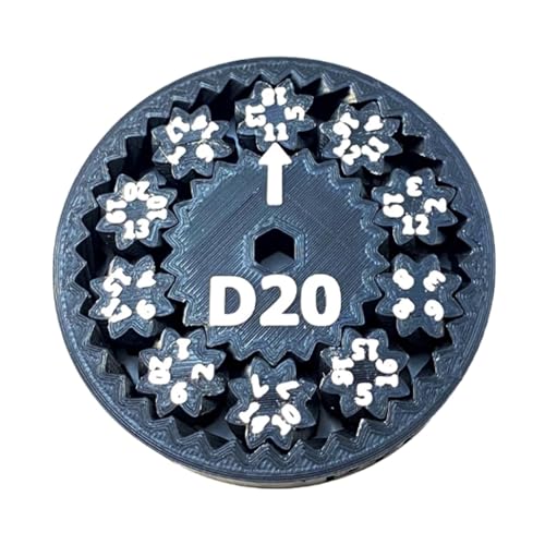 D20 Würfel Spinner, FidgetSpinner Würfel, Fingerspitzen Spinner, Lustiges Hand Relax Spielzeug, Tragbares Würfel Sensor Spielzeug, Kreative Spinner Würfel, Kleines Fingerspitzen Spielzeug Erwachsene von Kirdume