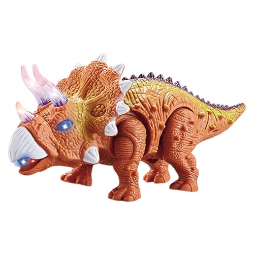 Dinosaurier-Spielzeug für Kinder, Kleinkind-Dinosaurier-Spielzeug - Realistische bewegliche Dinosaurierfigur für Mädchen,Kinder-Dinosaurierspielzeug mit Licht und Ton für Auto, Sofa, Couch von Kirdume