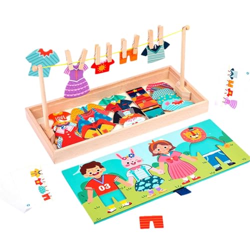 Familie Dress Up Puzzles | Familie Dress-Up Puzzles - 2-in-1-Mix-and-Match-Spiele zum Wechseln der Kleidung von Kirdume