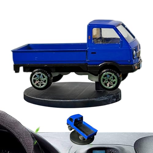 Kirdume Modell-LKW für Kinder,Modell-LKW,Mittelkonsolen-Modellornament - Auto-Innendekorationszubehör, Maßstab 1:64, treibendes Automodell, Armaturenbrett-Ornament zur Dekoration von Kirdume