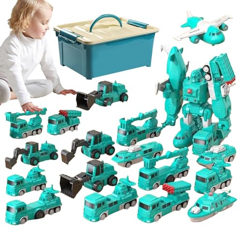 Magnetisches technisches Autospielzeug, Magnetisches Autospielzeug,Magnetische Trucks für Kinder - Kreative magnetische Trucks für Kleinkinder von 4–6 Jahren, Magnetblöcke für frühes Lernen von Kirdume