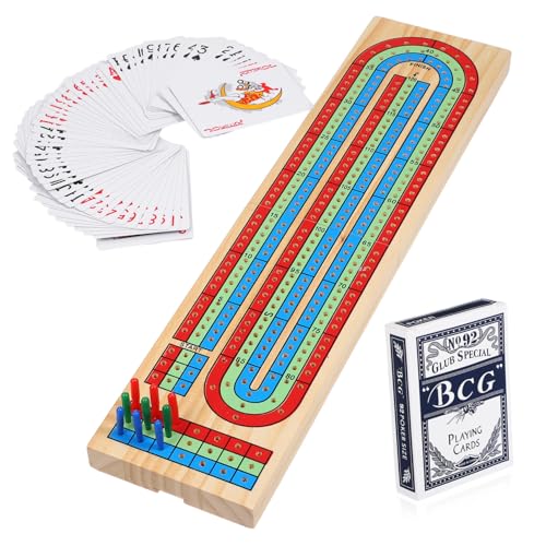 Kisangel 1 Satz Kribech -kartenspielbrett Krippenbrett Für Den Tisch Tragbares Cribbage -Spiel 3 Track Cribbage Board Traditionelles Cribbage Board Party Cribbage Board Schachbrett Hölzern Kisangel 1 Satz Kribech -kartenspielbrett Krippenbrett Für Den Tisch Tragbares Cribbage -Spiel 3 Track Cribbage Board Traditionelles Cribbage Board Party Cribbage Board Schachbrett Hölzern von Kisangel