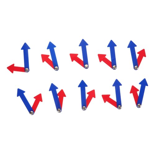 Kisangel 10 Sätze Teiliges Kunststoff Uhrzeiger für Lernuhr Rot Blau Drehbar Zeiger Uhrzeit Lehren Matheförderung Lernspielzeug Kisangel 10 Sätze Teiliges Kunststoff Uhrzeiger für Lernuhr Rot Blau Drehbar Zeiger Uhrzeit Lehren Matheförderung Lernspielzeug von Kisangel