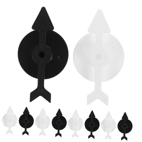 Kisangel 10 Stück DIY Kunststoff Pfeilzeiger Spielzeiger Schwarz und Weiß Drehbare Marker für Brettspiele Klassenzimmer und Party Interaktive Spielrequisiten für Schulprojekte Kisangel 10 Stück DIY Kunststoff Pfeilzeiger Spielzeiger Schwarz und Weiß Drehbare Marker für Brettspiele Klassenzimmer und Party Interaktive Spielrequisiten für Schulprojekte von Kisangel
