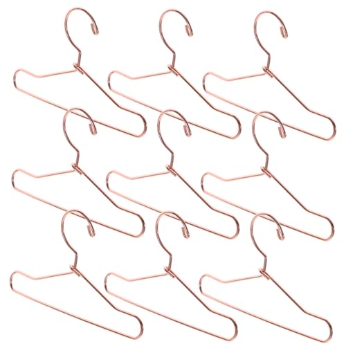 Kisangel 10 Stück Mini Metall Puppenkleiderbügel Rosegoldfarbene Miniatur Kleiderhänger Robust und Praktisch für Puppenkleider Puppenhaus deko und Kleine Kleiderstangen Kisangel 10 Stück Mini Metall Puppenkleiderbügel Rosegoldfarbene Miniatur Kleiderhänger Robust und Praktisch für Puppenkleider Puppenhaus deko und Kleine Kleiderstangen von Kisangel