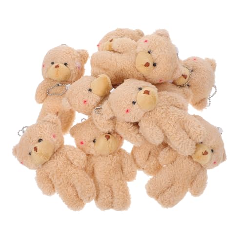 Kisangel 10 Stück Mini Plüsch Bär Schlüsselanhänger mit Blush Design Weiches Kuscheltier Anhänger für Taschen Rucksäcke und Erwachsene Vielseitig Verwendbar Kisangel 10 Stück Mini Plüsch Bär Schlüsselanhänger mit Blush Design Weiches Kuscheltier Anhänger für Taschen Rucksäcke und Erwachsene Vielseitig Verwendbar von Kisangel