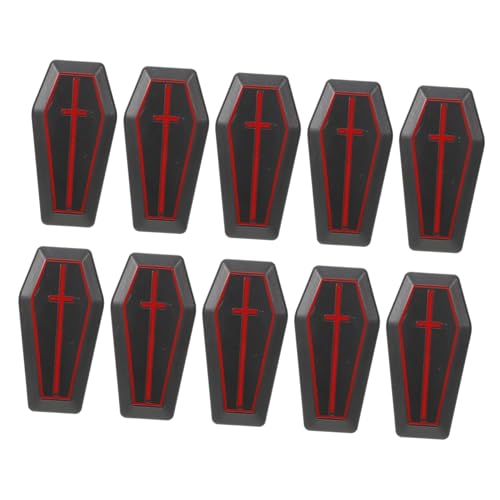 Kisangel 10 Stück Teiliges Halloween Miniatur Sarg aus Stabilem Kunststoff Realistische Grabkisten Deko Leichte Coffin Ornamente für Partydeko und Spaßige Halloween Streiche Kisangel 10 Stück Teiliges Halloween Miniatur Sarg aus Stabilem Kunststoff Realistische Grabkisten Deko Leichte Coffin Ornamente für Partydeko und Spaßige Halloween Streiche von Kisangel