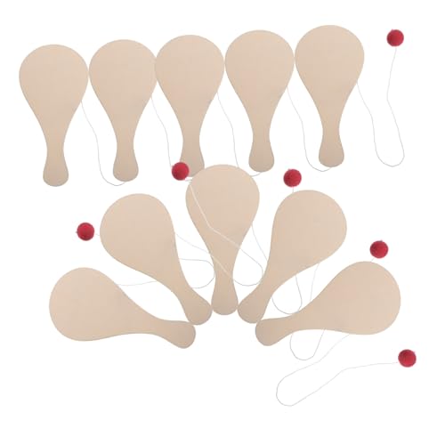 Kisangel 10 Stück Teiliges Holz Paddle Ball DIY Bastelspielzeug zum Bemalen Kreatives Spiel für Mädchen Jungen Fördert Feinmotorik und Koordination für Kindergeburtstag und Freizeitspaß Kisangel 10 Stück Teiliges Holz Paddle Ball DIY Bastelspielzeug zum Bemalen Kreatives Spiel für Mädchen Jungen Fördert Feinmotorik und Koordination für Kindergeburtstag und Freizeitspaß von Kisangel