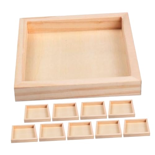Kisangel 10 Stück Teiliges Holz Puzzleteile Organizer Stabile Rechteckige Holztrays zur Aufbewahrung von Bauklötzen Praktische Puzzle Zubehörbox für Ordentliche Spielumgebung Langlebiges Kisangel 10 Stück Teiliges Holz Puzzleteile Organizer Stabile Rechteckige Holztrays zur Aufbewahrung von Bauklötzen Praktische Puzzle Zubehörbox für Ordentliche Spielumgebung Langlebiges von Kisangel